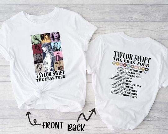 Discover Taylor The Eras Tour Shirt, Taylor version Merch T-Shirt