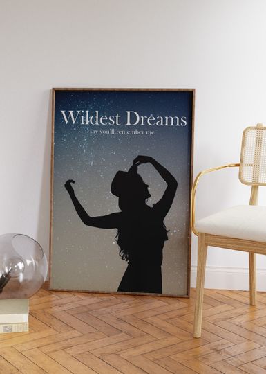 Discover Wildest Dreams Aesthetic  Taylor Poster