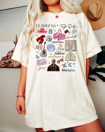 Discover Vintage Taylo The Eras Tour Shirt, Tour 2023 Shirt