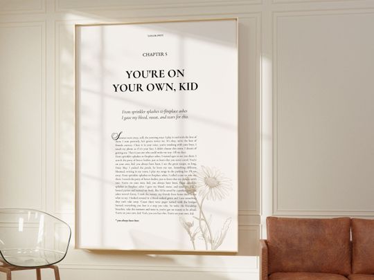 Discover You're On Your Own Kid Taylor Poster, Midnights Album, Taylor version Merch
