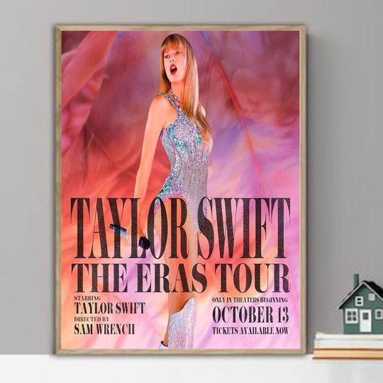 Discover Taylo the Eras Tour, Friday, October 13, 2023 Tour Poster