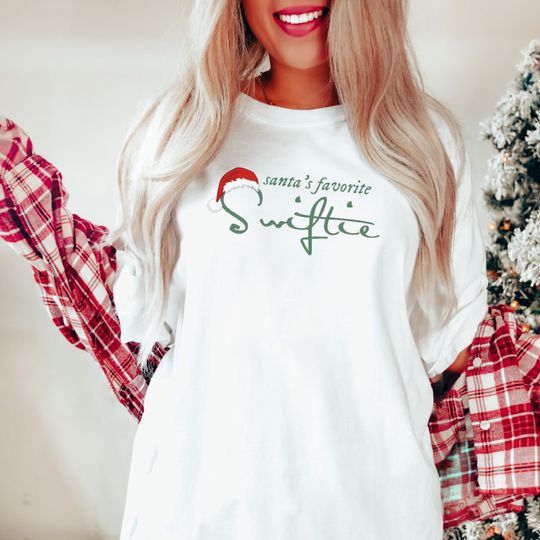 Discover Taylor Christmas Shirt, Santa's Favorite Taylor version T-shirt