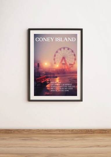Discover Taylor Evermore Coney Island Poster