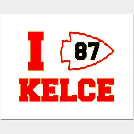 Discover I Love Travis Kelce 87 Taylor Poster