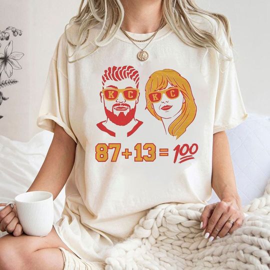 Discover Kelce 87 Taylor 13 Shirt, Travis Kelce The Eras Tour Shirt, Taylor Chief Shirt