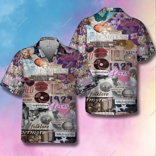 Discover Taylor Taylor version Hawaii Shirt, The Eras Tour 2023 Hawaii Shirt