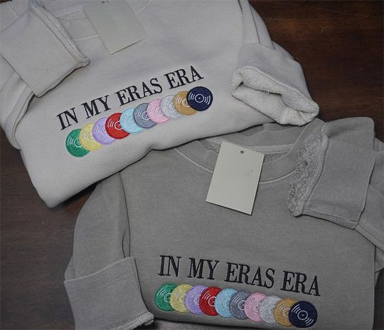 Discover The Eras Tour Taylor Embroidered Sweatshirt