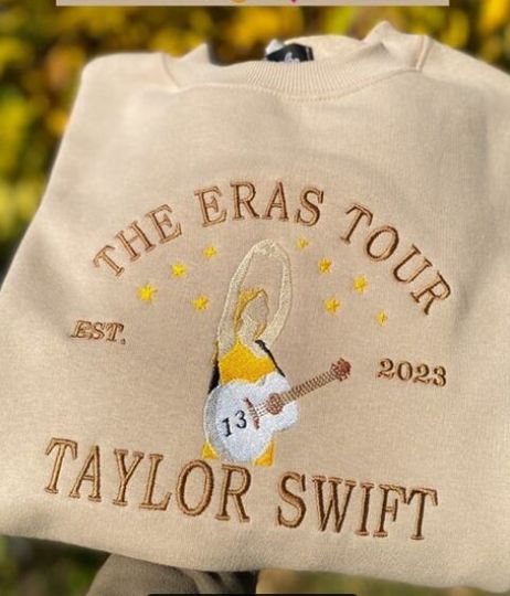 Discover The Eras Tour Taylor Embroidered Sweatshirt