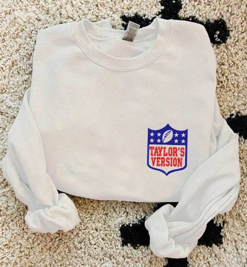 Discover Football Taylo version Taylor Embroidered Sweatshirt