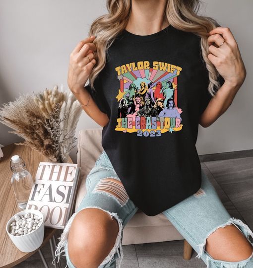 Discover Taylor The Eras Tour Shirt, Vintage Taylor version Merch T-shirt