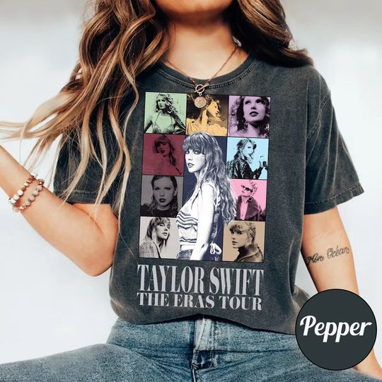Discover Taylor The Eras Tour 2023 Shirt, Taylor Version Vintage 90s Style Shirt