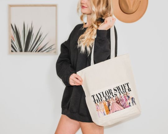 Discover The Eras Tour Tote Bag | Taylor version Canvas Bag