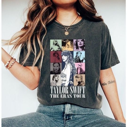 Discover Vintage Taylor The Eras Tour 2023 Shirt, Taylor Album Logo 2023 T Shirt