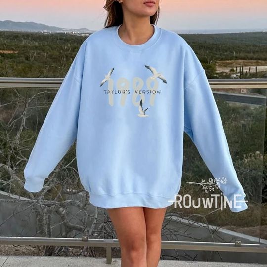 Discover Taylo version 1989 Seagull Sweatshirt, 1989 Eras Tour Sweatshirt