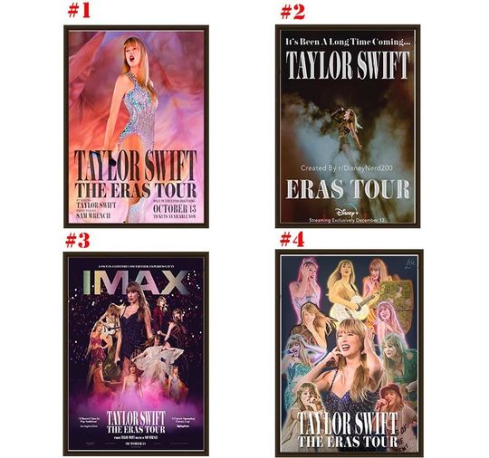 Discover Taylor The Eras Tour Movie Poster