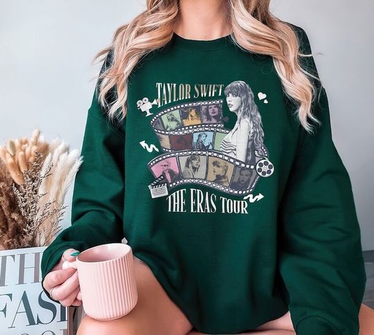 Discover Taylor Eras Tour Theaters Sweatshirt, Concert Film Inspired Merch