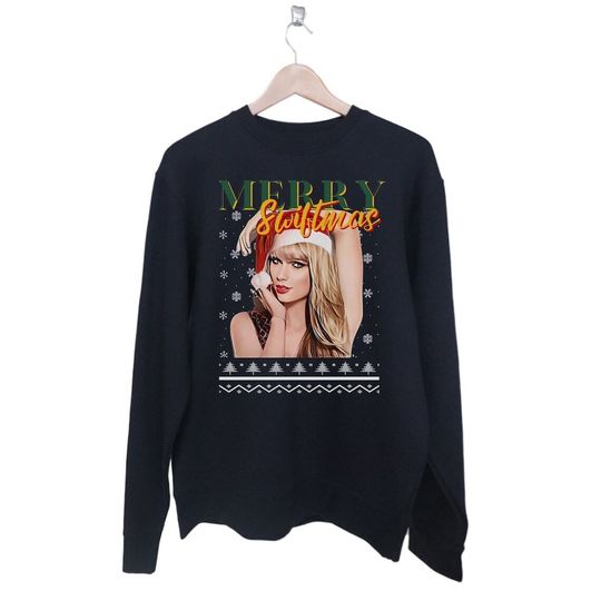 Discover Merry Swiftmas Taylor Christmas Sweatshirt