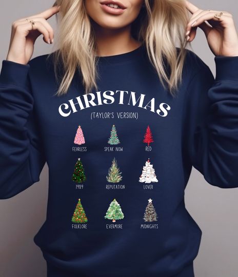 Discover Merry Swiftmas Taylor Christmas Sweatshirt