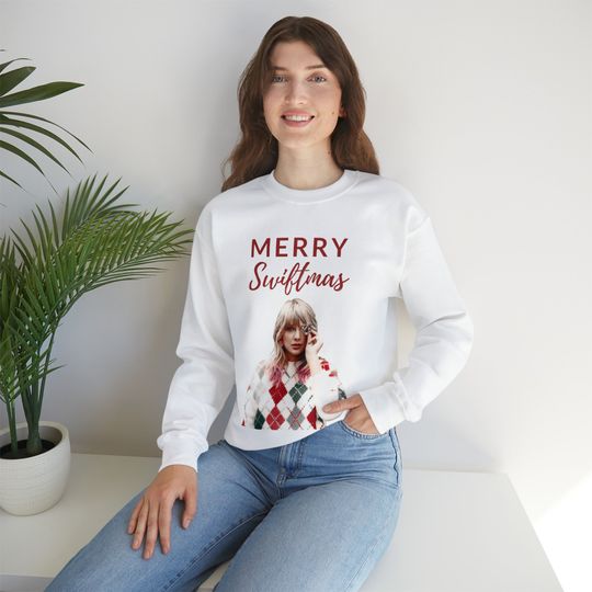 Discover Merry Swiftmas Taylor Christmas Sweatshirt