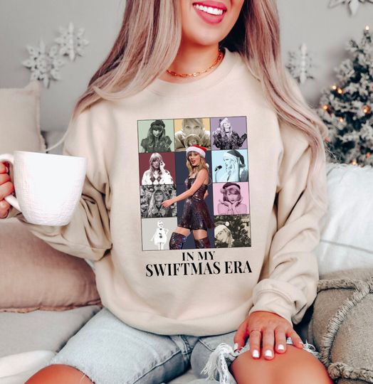 Discover Merry Swiftmas Taylor Christmas Sweatshirt