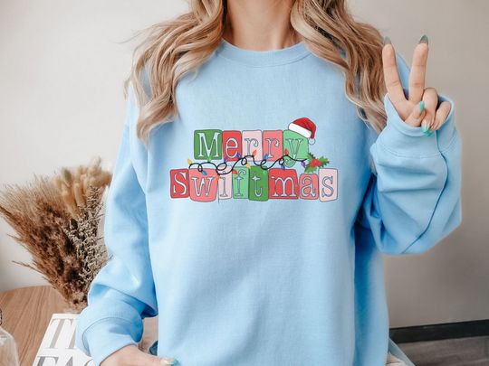 Discover Merry Swiftmas Taylor Christmas Sweatshirt