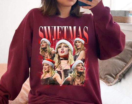 Discover Merry Swiftmas Taylor Christmas Sweatshirt