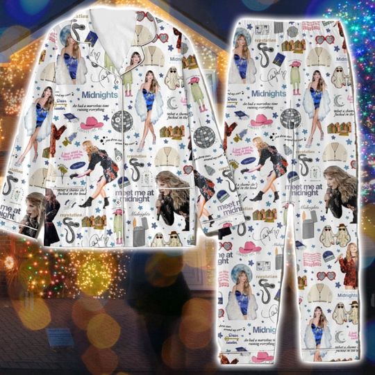 Discover Swift Tour Pajamas Set, Taylor Pajamas Set, Taylor version Album Pajamas
