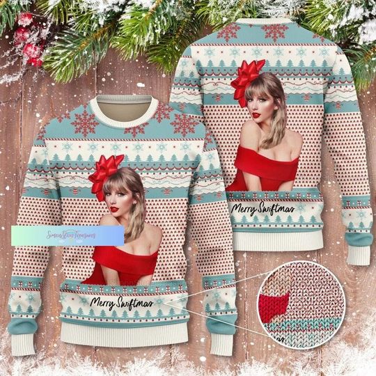 Discover Christmas Taylor version Holiday Sweater, Taylor version Xmas Sweater