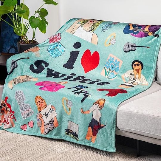 Discover Taylor version Eras Tour Blanket, Taylor 2023 Eras Tour Concert Blanket