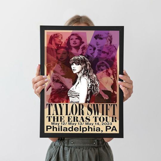 Discover Taylor the Eras Tour Poster, 2023 Tour Concert Poster