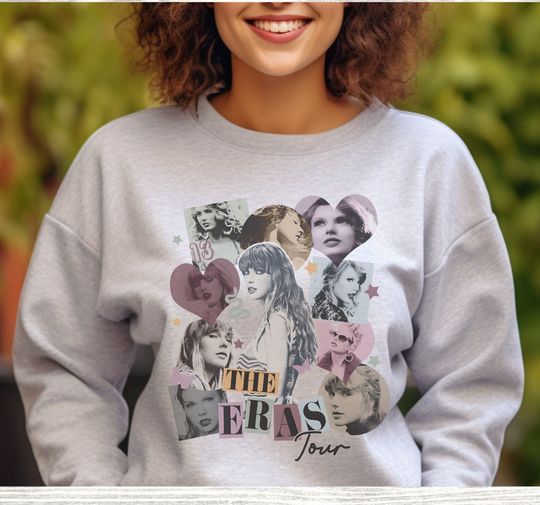 Discover Taylor The Eras Adult/Kids Crewneck Sweatshirt | Taylor Shirt