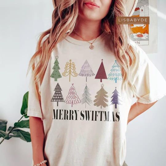 Discover Taylor Christmas Shirt, Merry Swiftmas shirt