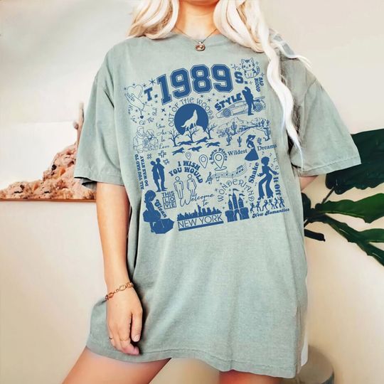 Discover Vintage Album 1989 Taylor T-Shirt, Swift Taylor Inspired Shirt
