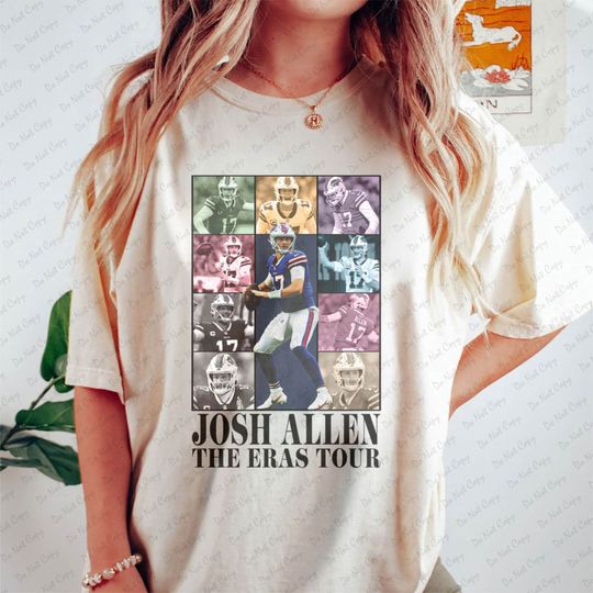 Discover Josh Allen The Eras Tour Shirt, Josh Allen