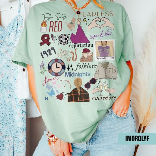 Discover Vintage Taylor The Eras Tour Shirt, Taylor version Merch T Shirt