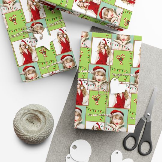 Discover Swiftmas | Taylor Wrapping Paper | Xmas Wrapping Paper | Taylor Christmas