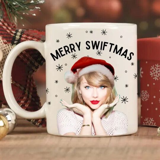 Discover Merry Swiftmas Taylor Christmas Mug