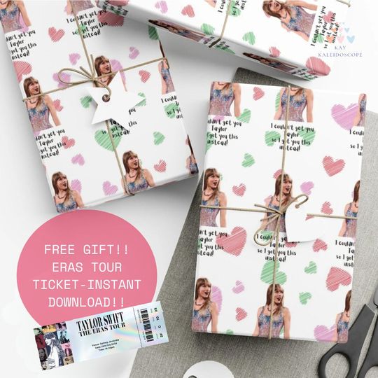 Discover I Couldn't Get you Taylor Gift Wrap Paper, Taylor version Fan Gift