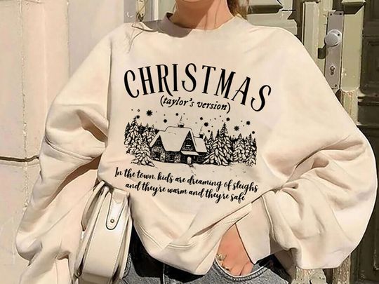 Discover Taylor Taylor version Eras tour Christmas Version Shirt TS Album Shirt