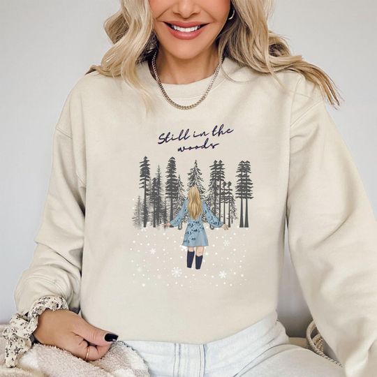 Discover Taylor version Christmas Sweatshirt, Taylor version Folklore Still In The Woods
