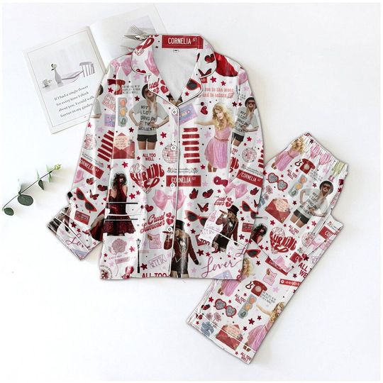 Discover Taylor All Hit Album Eras Tour Pajamas Set, Taylor Eras Tour Pajamas Se