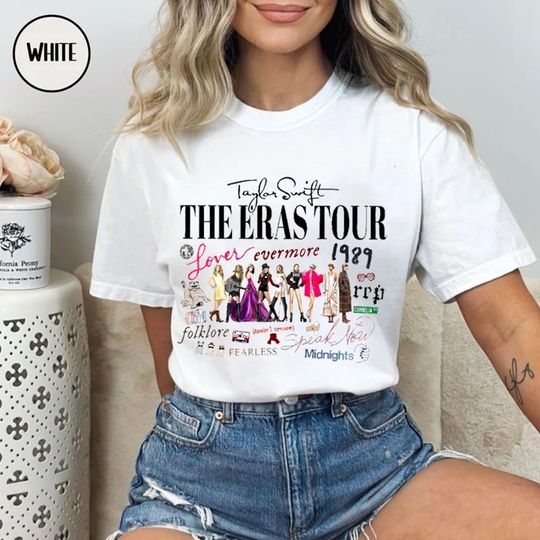 Discover Vintage Taylor The Eras Tour 2023 Shirt, Taylor Album Fans 2023 Shirt