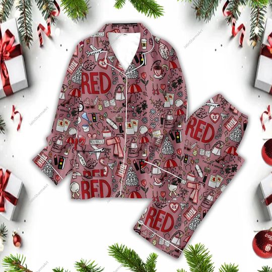 Discover Taylor version Tour Red Womens Pajamas Set, Taylor version Pajamas Set