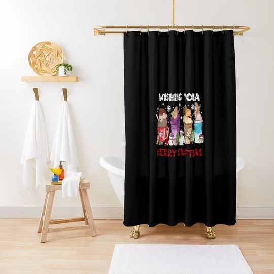 Discover Taylor Wishing You A Merry Swiftmas Shower Curtain