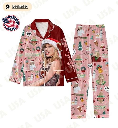 Discover Christmas Pajamas Women Set Taylor Eras Tour 1989 Shirts
