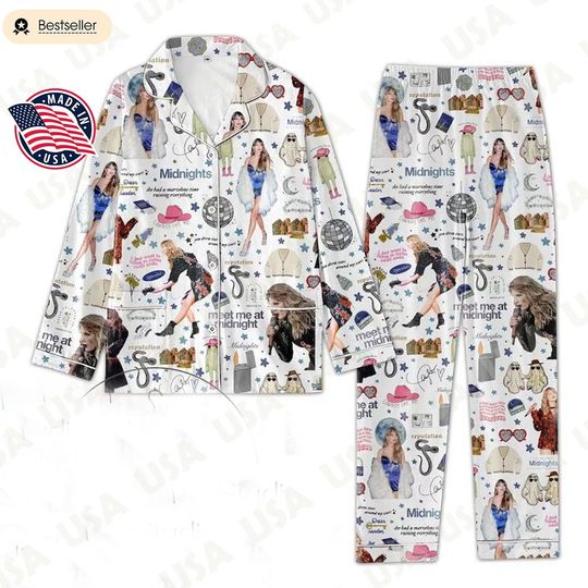 Discover Taylor Eras Tour 2023 Pajamas Set, Taylor version Pajamas Set