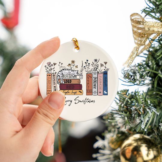Discover Merry Swiftmas Ornament - Swiftmas - Gift For Taylor version - Taylor Xmas Gift