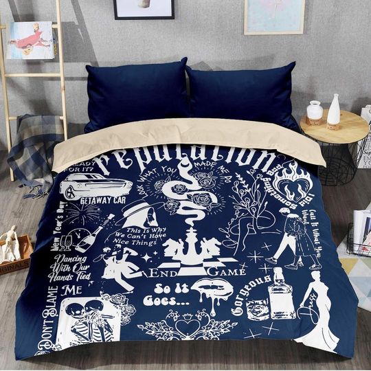 Discover Taylor Eras Tour Taylor version Bedding Set, Eras Tour Bedding