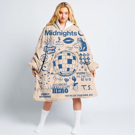 Discover Taylor Blanket Hoodie, Christmas Hoodie ERAS Tour Taylor 1989