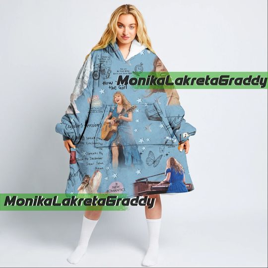 Discover Taylor Blanket Hoodie, Swift-Mas Taylor ERAS Tour Taylor's Vesion 1989